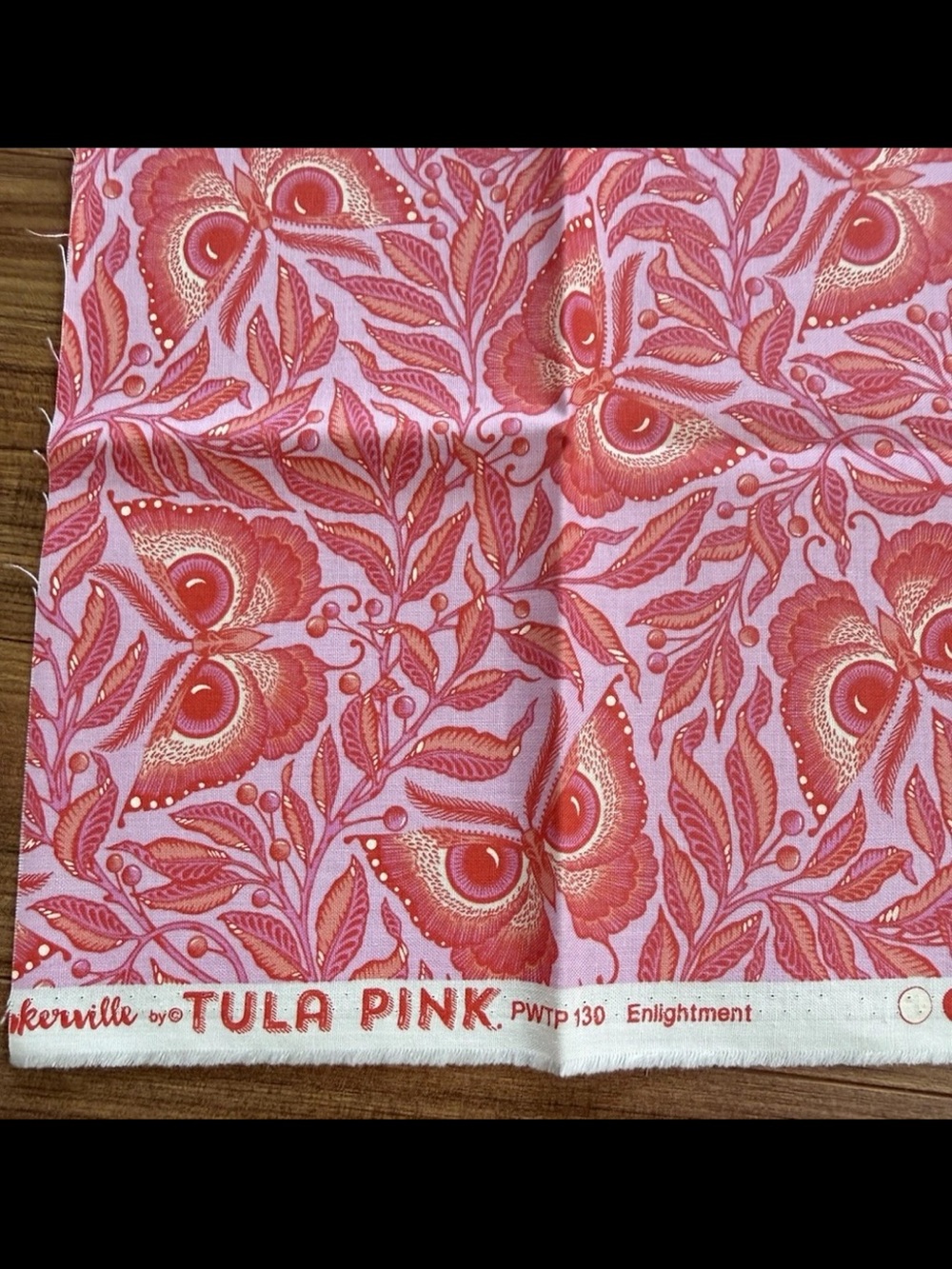 Tula Pink Pinkerville Enlightenment Cotton Candy Moth Owl Fabric Fat Quarter